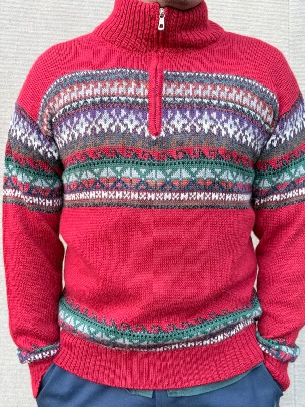 Red Sweater Wool