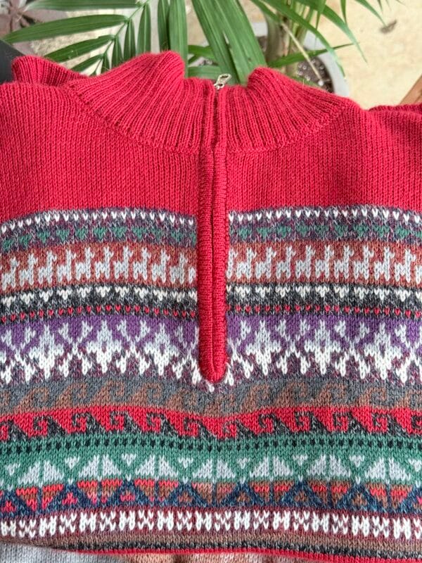 Red Sweater Wool - Image 2